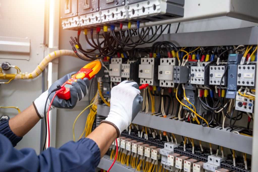Electrical panel works