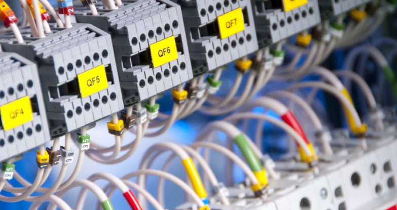 Contactors in a control panel