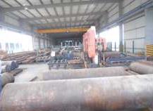 Line pipe stock inside the Bolpex warehouse